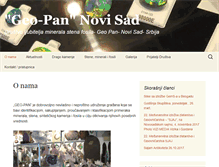 Tablet Screenshot of geo-pan.org.rs